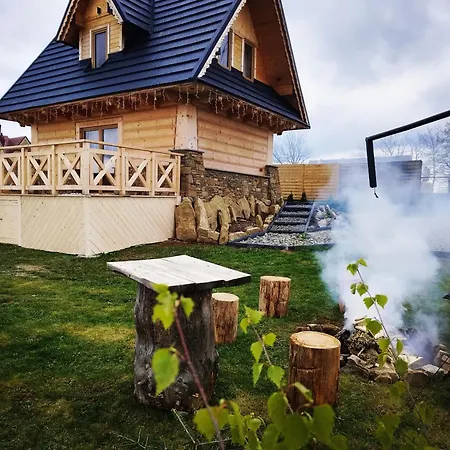 Zymbiansko Chalupa 2 Z Jacuzzi Zab Exterior foto